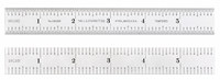 imagen de Starrett Acero templado para muelles Regla de acero - longitud de 6 pulg. - ancho de 3/4 pulg. - espesor de 3/64 pulg. - C606R-6