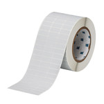 imagen de Brady THT-3-428-10 Rollo de etiquetas troqueladas para impresoras - 1 pulg. x 0.375 pulg. - Poliéster - Plateado - B-428
