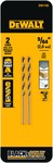 imagen de DEWALT Broca de longitud de trabajo - Punta Dividir 135° - Acabado Negro Y Oro - Longitud Total 2 pulg. - Acero de alta velocidad - Vástago 3-Planos - DW1105