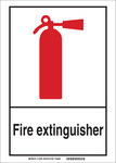 imagen de Brady B-946 Vinilo Rectángulo Cartel de seguridad contra incendios - 7 pulg. Ancho x 10 pulg. Altura - Adhesivo sensible a la presión - 119725