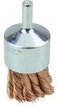 imagen de Weiler Bronze Cup Brush - Unthreaded Stem Attachment - 1-1/8 in Diameter - 0.020 in Bristle Diameter - 10067