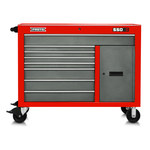 imagen de Proto 550S 50 pulg. Radio en el lugar de trabajo - 8 Cajones - Acero - Rojo/gris de seguridad - J555041-8SG-1S