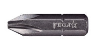 imagen de Vega Tools #2 Phillips Insertar Broca impulsora 125P2F - Acero S2 Modificado - 1 pulg. Longitud - Gris Gunmetal acabado - 00145