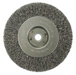 imagen de Weiler 36062 Wheel Brush - 4 in Dia - Crimped Carbon Steel Bristle
