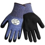 imagen de Global Glove Samurai CR617 Negro/Azul Grande HDPE Guantes resistentes a cortes - CR617 LG
