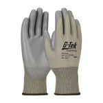 imagen de PIP G-Tek PolyKor Xrystal 16-X540 Gray Large Cut-Resistant Gloves - ANSI A4 Cut Resistance - Polyurethane Palm & Fingers Coating - 16-X540/L