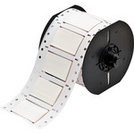 imagen de Brady Permasleeve B33D-750-2-7642 Funda de impresora troquelada - 2 pulg. x 0.75 pulg. - Blanco - B-7642