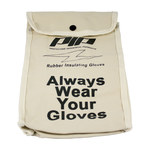 imagen de PIP Novax Bolsa para guantes 148-60 148-6011 - Lona - 8.3 pulg. x 12.5 pulg. - Blanco - 66078