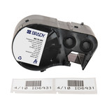 imagen de Brady FreezerBondz M5-78-492 Etiquetas criogénicas ultrafinas - 1 pulg. x 1.9 pulg. - Poliéster - Negro sobre blanco - B-492