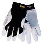 imagen de Tillman TrueFit 1470 White/Black Large Grain Goatskin Leather Work Gloves - 1470/L