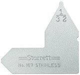 imagen de Starrett Acero Medidor de radio - 167-1/32