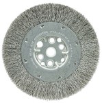 imagen de Weiler 01508 Wheel Brush - 6 in Dia - Crimped Stainless Steel Bristle