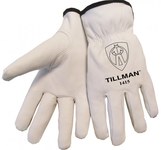 imagen de Tillman 1415 Pearl Large Grain Goatskin Leather Drivers Glove - Keystone Thumb - 10 in Length - 1415L