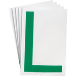 imagen de Brady Toughstripe 121760 Etiqueta en forma de letra - L - Verde - 6 pulg. x 8 pulg. - B-514