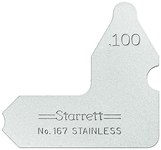 imagen de Starrett Acero Medidor de radio - 167-100