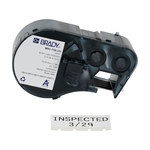imagen de Brady Defender M4C-750-351 Cartucho de etiquetas para impresora - 3/4 pulg. x 25 pies - Vinilo - Negro sobre blanco - B-351