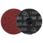 imagen de 3M Scotch-Brite TR Disco de acondicionamiento de superficies de cambio rápido 67190 - 4 pulg. - Cerámica con forma precisa - 150+ - Mediano