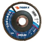 imagen de Weiler Tiger X Type 29 Angled Flap Disc 51209 - A/Z Alumina Zirconia AZ - 5 in - 40
