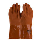imagen de PIP PermFlex 58-8651 Orange Large Supported Chemical-Resistant Gloves - 11.8 in Length - Rough Finish - 58-8651/L