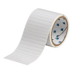 imagen de Brady THT-11-8591-10-WT Rollo de etiquetas troqueladas para impresoras - 0.25 pulg. x 0.25 pulg. - Poliéster - Blanco - B-8591