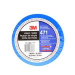 imagen de 3M 471 Azul Cinta de marcado - 2 pulg. Anchura x 36 yd Longitud - 5.2 mil Espesor - Un solo lado Adhesiva - 68863