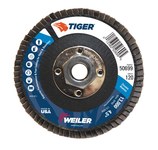 imagen de Weiler Tiger Type 27 Flap Disc 50699 - Zirconium - 4-1/2 in - 120 - Fine