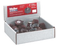 imagen de Weiler Aluminum Oxide Flap Wheel Set - Fine, Medium Grade(s) Included - 1 in Diameter Included - 36500
