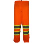 imagen de Global Glove Frogwear GLO-4P Pantalones de alta visibilidad GLO-4P/LG/XL - tamaño Grande/XG - Poliéster - Naranja fluorescente - ANSI clase E - GLO-4P L/XL