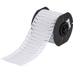 imagen de Brady PermaSleeve B33-125-2-342-2 Funda de impresora troquelada - 1 pulg. x 0.235 pulg. - Blanco - B-342