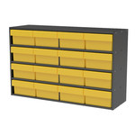 imagen de Akro-mils Akrodrawers Gabinete apilable AD3511C82 - Carbón gris - 35 pulg. x 11 pulg. x 22 pulg. - AD3511C82 YELLOW