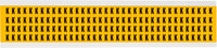 imagen de Brady 1500-K Etiqueta en forma de letra - K - Negro sobre amarillo - 1/4 pulg. x 3/8 pulg. - B-946