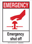 imagen de Brady Bradyglo B-347 Poliéster/poliestireno Rectángulo Cartel de seguridad contra incendios - 10 pulg. Ancho x 7 pulg. Altura - Brillo en la oscuridad - 119264