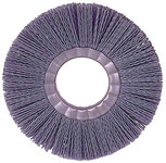imagen de Weiler Nylox 20730 Wheel Brush - 14 in Dia - Crimped Round Nylon Bristle