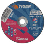 imagen de Weiler Tiger Cutting Wheel 57001 - 3 in - Aluminum Oxide - 60 - T