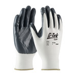 imagen de PIP G-Tek GP 34-225 Gray/White X-Small Work Gloves - Nitrile Palm & Fingers Coating - 7.9 in Length - 34-225/XS