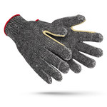 imagen de PIP Kut Gard MATPBK40GYPL-OERT Black Large ATA/Cotton Cut-Resistant Gloves - Reinforced Thumb - ANSI A4 Cut Resistance - Uncoated - MATPBK40GYPL-OERT-L