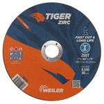 imagen de Weiler Tiger Rueda de corte 58003 - Tipo 1 (recto) - 7 pulg. - Zirconia Alumina - 60 - T