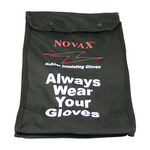 imagen de PIP Novax Bolsa para guantes 148-21 148-2136 - Nailon - 8.5 pulg. x 13 pulg. - Negro - 45080