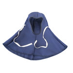 imagen de Chicago Protective Apparel Blue FR Cotton Heat & Fire-Resistant Hood - Hook & Loop - 648-IND-N