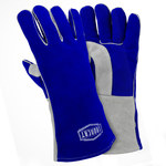 imagen de West Chester 9051 Blue Medium Split Cowhide Welding Glove - Wing Thumb - 13.25 in Length - 9051/M