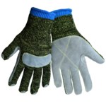 imagen de Global Glove Aralene KS300LF Negro/Gris Grande Aralene/cuero Guantes resistentes a cortes - KS300LF LG