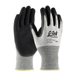 imagen de PIP G-Tek PolyKor 16-815 Black/White XL Cut-Resistant Gloves - ANSI A3 Cut Resistance - Latex Palm & Fingers Coating - 10.8 in Length - 16-815/XL