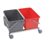 imagen de Contec 2771-KIT Sistema de carro de cubeta - Acero inoxidable - 6.5 gal - 2771-kit