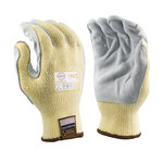 imagen de Armor Guys Taeki5 Ultimate 01-020 Amarillo/gris, manguito marrón Grande Cuero/Taeki 5 Guantes resistentes a cortes - 01-020-L