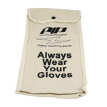 imagen de PIP Novax Bolsa para guantes 148-60 148-6014 - Lona - 8.3 pulg. x 15 pulg. - Blanco - 66085