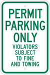 imagen de Brady B-959 Aluminio Rectángulo Cartel de información, restricción y permiso de estacionamiento Blanco - 12 pulg. Ancho x 18 pulg. Altura - 113310