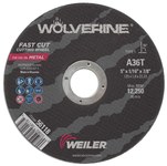 imagen de Weiler Wolverine Rueda de corte 56118 - Tipo 1 - Rueda recta - 5 pulg. - Óxido de aluminio - 36 - T