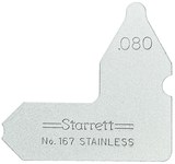 imagen de Starrett Acero Medidor de radio - 167-080