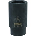 imagen de DEWALT DWMT74658OSP 1 1/4 pulg. Cubo de Impacto Profundo - Acero al vanadio - accionamiento 1/2 pulg. 6 Puntos - 46587