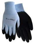 imagen de Red Steer Eco-Fiber 1151 Black/Pink/Purple Small Bamboo Work Gloves - Latex Palm Only Coating - Smooth Finish - 1151-S